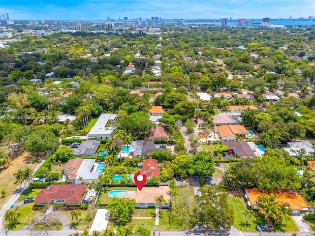 701 NE 119th St, Biscayne Park, FL 33161 - aerial overview of property's location featuring nearby urban area