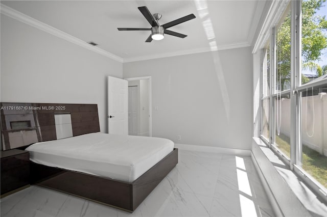 17937 SW 36th St, Miramar, FL 33029 - bedroom with visible vents, marble finish floor, and multiple windows