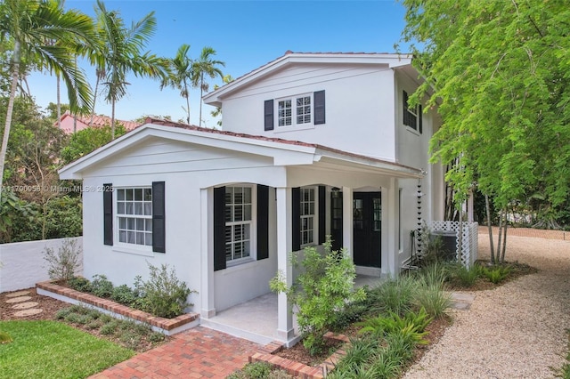 4700 Alhambra Cir, Coral Gables, FL 33146 - view of front of house featuring stucco siding