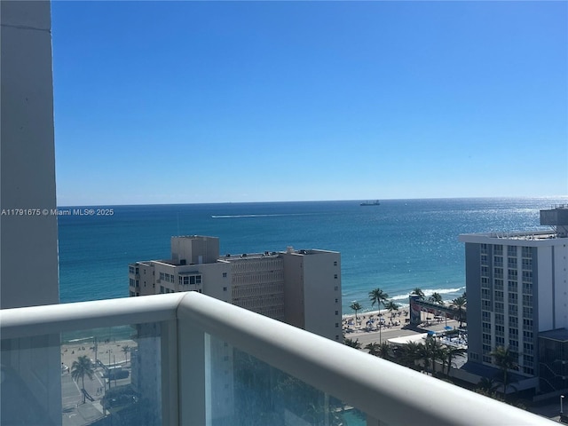 property view of water