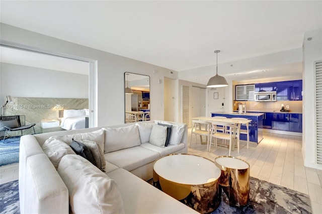 view of living area