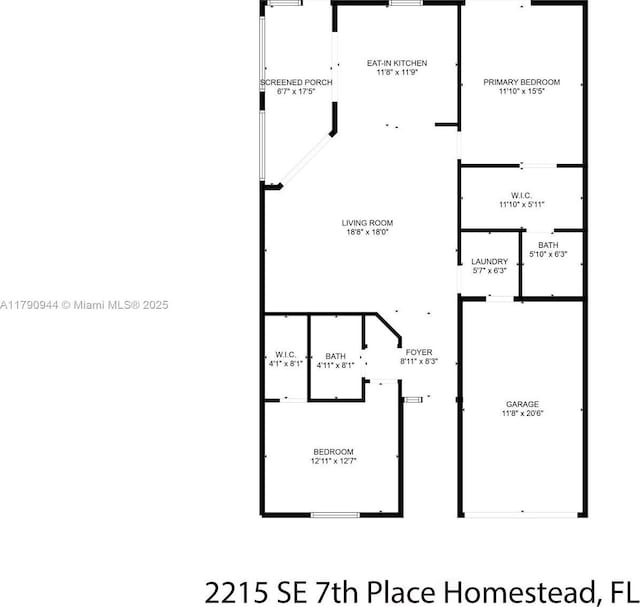 2215 SE 7th Pl, Homestead, FL 33033 - view of layout