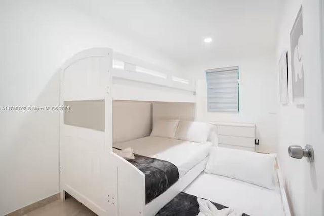 bedroom with baseboards