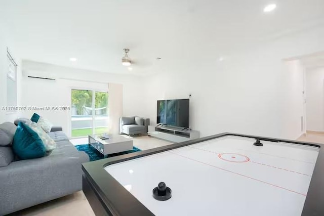 view of rec room
