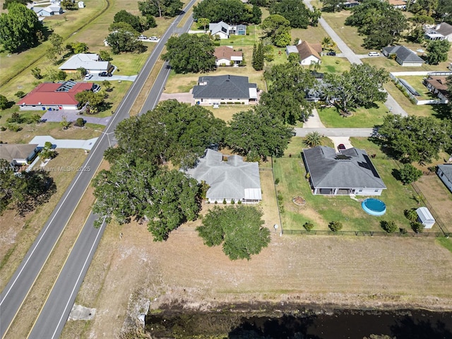 aerial view featuring a residential view