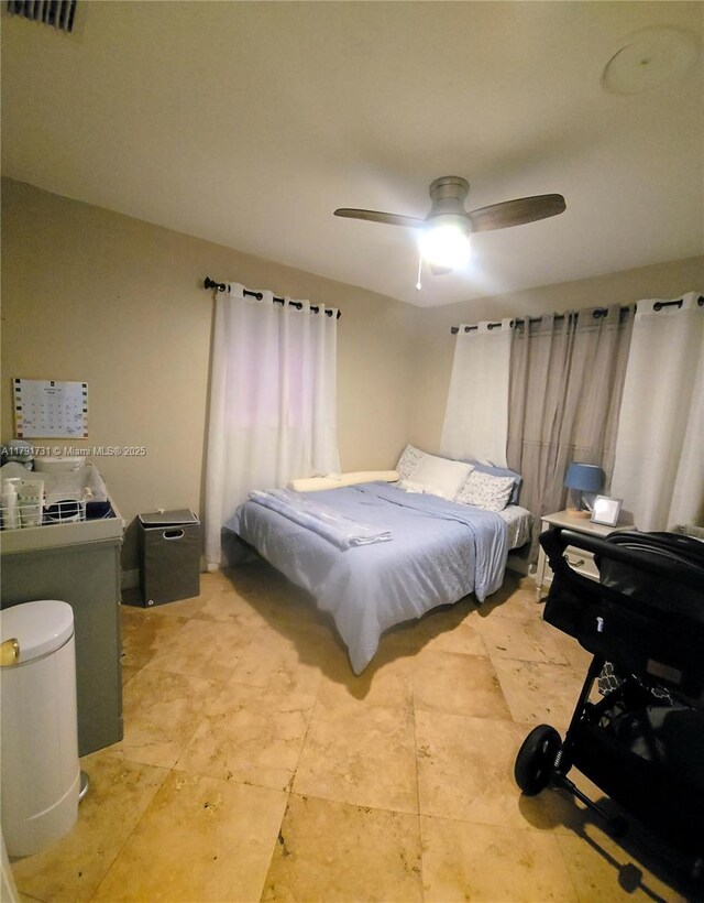 1540 NE 173rd St, North Miami Beach, FL 33162 - bedroom with a ceiling fan