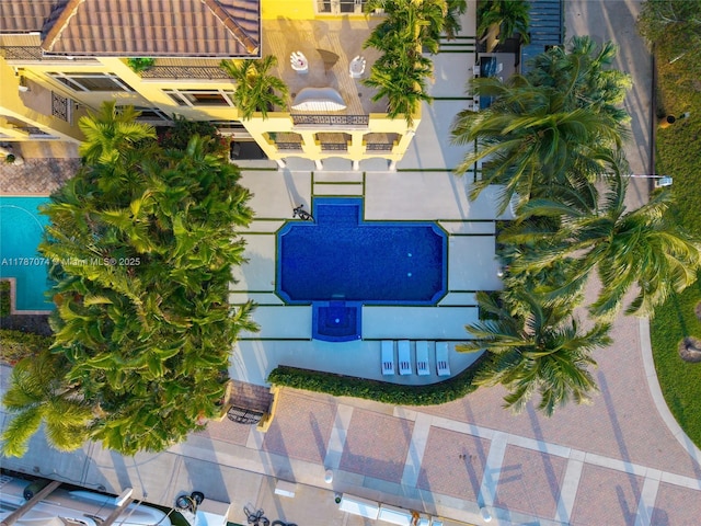 drone / aerial view