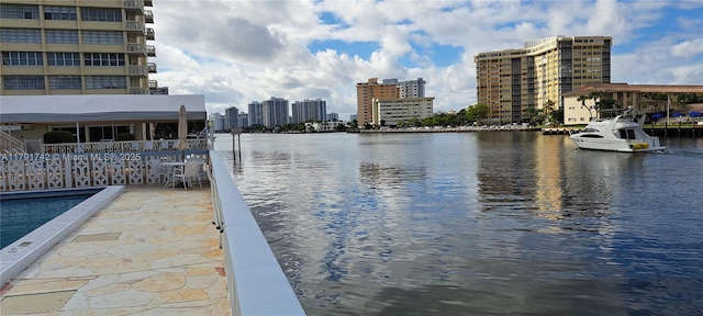 1801 S Ocean Dr Unit 842, Hallandale Beach, FL 33009 - view of water feature featuring a city view