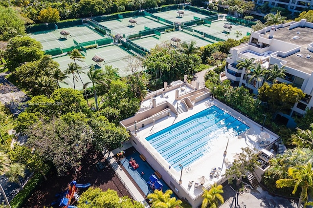 drone / aerial view