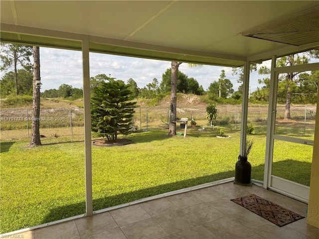 1127 Foggia St E, Lehigh Acres, FL 33974 - view of unfurnished sunroom