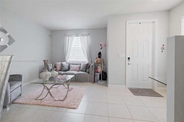 3289 W 106th Ter, Hialeah, FL 33018 - living room with tile patterned floors and baseboards