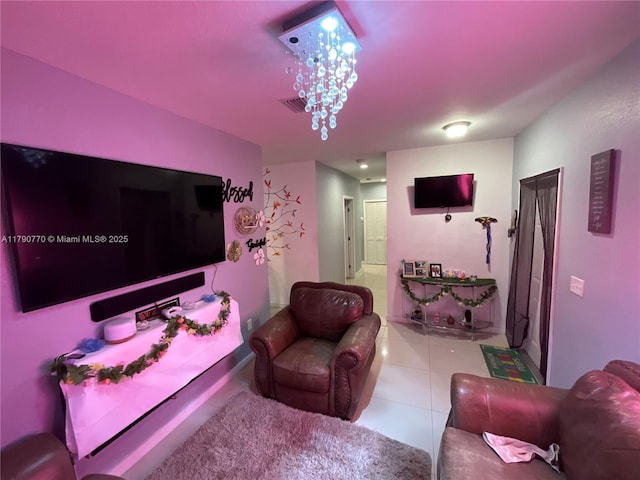 8297 NW 12th Pl, Miami, FL 33147 - living room featuring tile patterned flooring