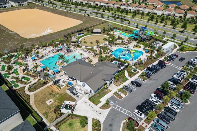 drone / aerial view