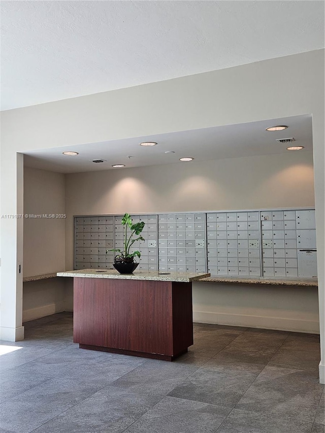 15051 Royal Oaks Ln Unit 2202, North Miami, FL 33181 - view of home's community with mail area and recessed lighting