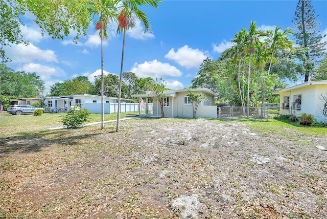 240 NW 127th St, North Miami, FL 33168 - view of yard with fence