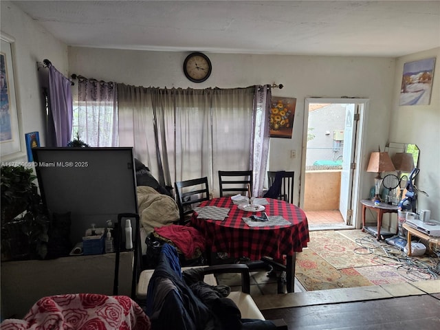 dining area featuring a healthy amount of sunlight