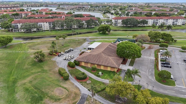 300 SW 130th Ter Unit 203B, Pembroke Pines, FL 33027 - bird's eye view of a nearby body of water and apartment complex / building