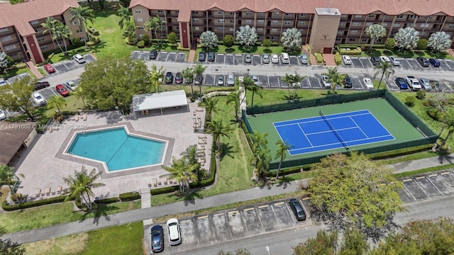 300 SW 130th Ter Unit 203B, Pembroke Pines, FL 33027 - bird's eye view of a pool area and apartment complex