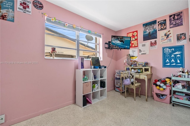 3030 SW 77th Ct, Miami, FL 33155 - recreation room featuring speckled floor