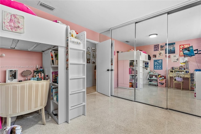 3030 SW 77th Ct, Miami, FL 33155 - miscellaneous room featuring visible vents and speckled floor
