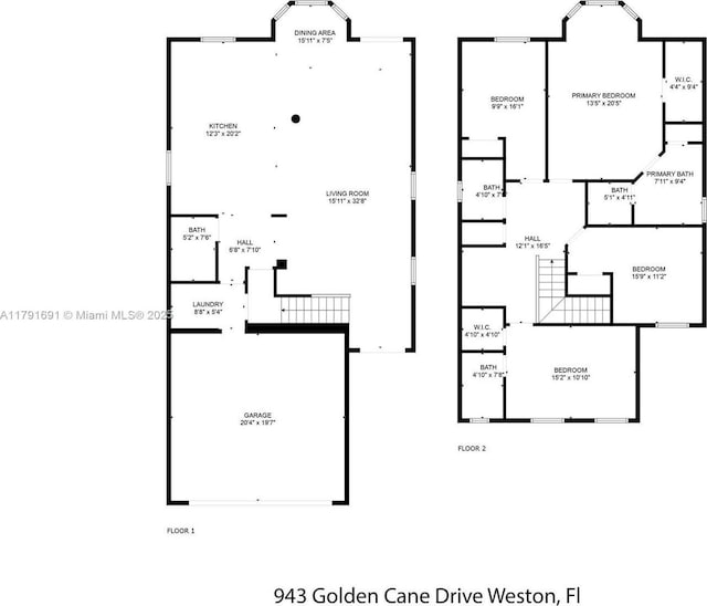 943 Golden Cane Dr, Weston, FL 33327 - view of layout