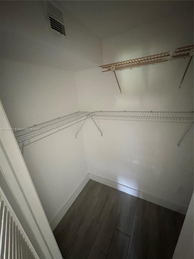 9851 Sandalfoot Blvd Unit 208, Boca Raton, FL 33428 - spacious closet with dark wood-type flooring