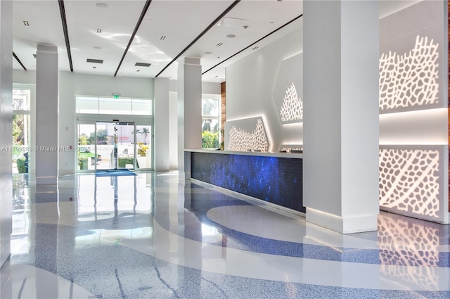 view of reception area