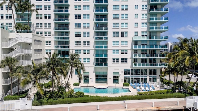 650 W Ave Unit 2102, Miami Beach, FL 33139 - view of apartment building / complex featuring a community pool