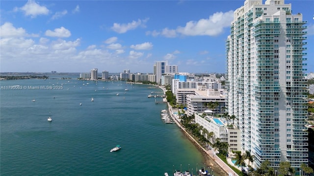 650 W Ave Unit 2102, Miami Beach, FL 33139 - water view with nearby urban area