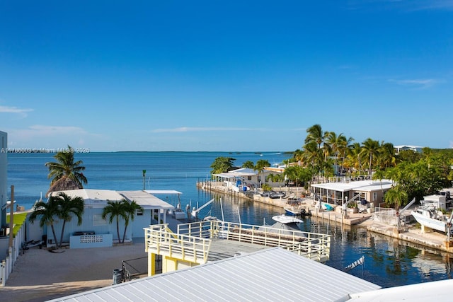 126 Guilford Ct, Tavernier, FL 33070 - dock area featuring a water view