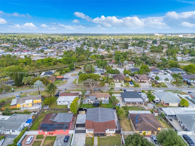 birds eye view of property featuring a residential view