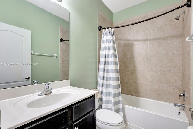 4343 Chalmers Ln, West Palm Beach, FL 33417 - full bathroom with vanity and shower / bath combination with curtain