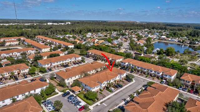 birds eye view of property featuring a residential view