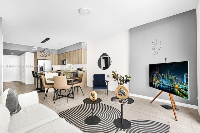 3900 Biscayne Blvd Unit S-920, Miami, FL 33137 - living area featuring light tile patterned flooring