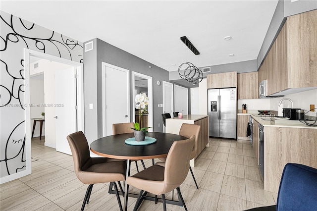 3900 Biscayne Blvd Unit S-920, Miami, FL 33137 - dining room featuring light tile patterned floors