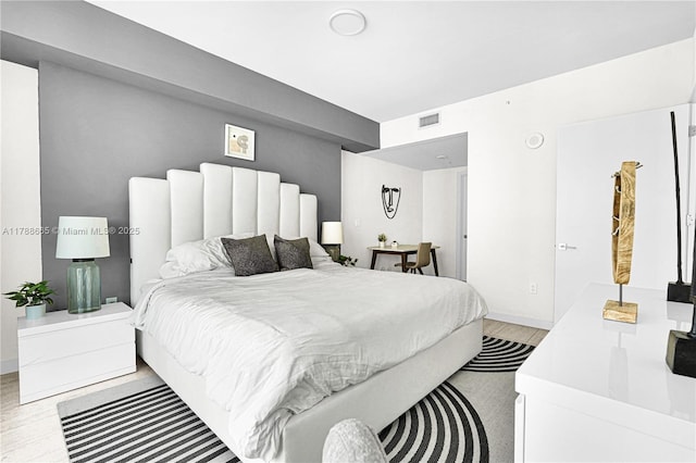 3900 Biscayne Blvd Unit S-920, Miami, FL 33137 - bedroom featuring light wood-type flooring and baseboards