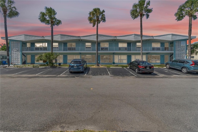 733 NW 30th Ct Unit 1, Wilton Manors, FL 33311 - property at dusk featuring uncovered parking