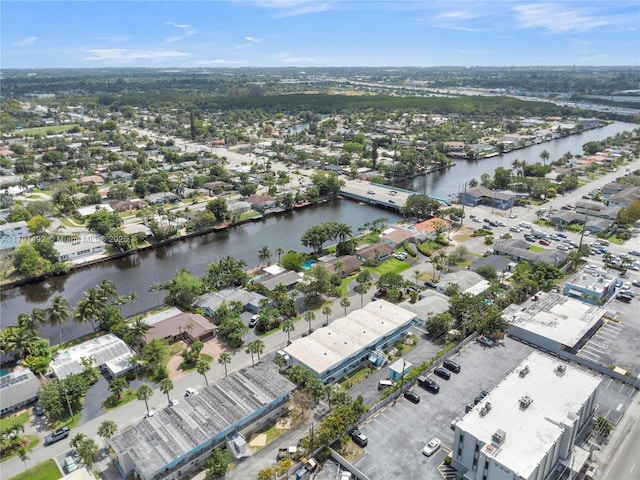 733 NW 30th Ct Unit 1, Wilton Manors, FL 33311 - aerial overview of property's location with a large body of water and nearby suburban area