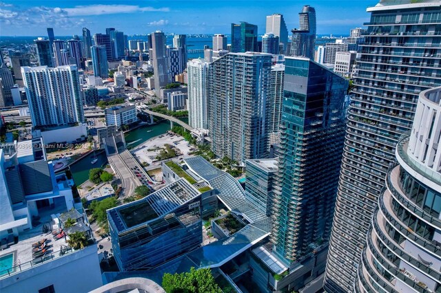 55 SW 9th St Unit Ph4501, Miami, FL 33130 - drone / aerial view of skyline