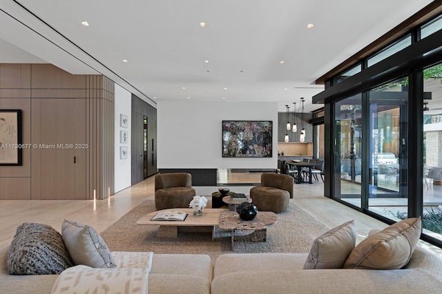 194 S Island Dr, Golden Beach, FL 33160 - community lobby with recessed lighting
