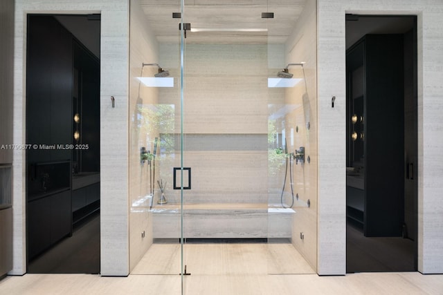194 S Island Dr, Golden Beach, FL 33160 - bathroom with a stall shower