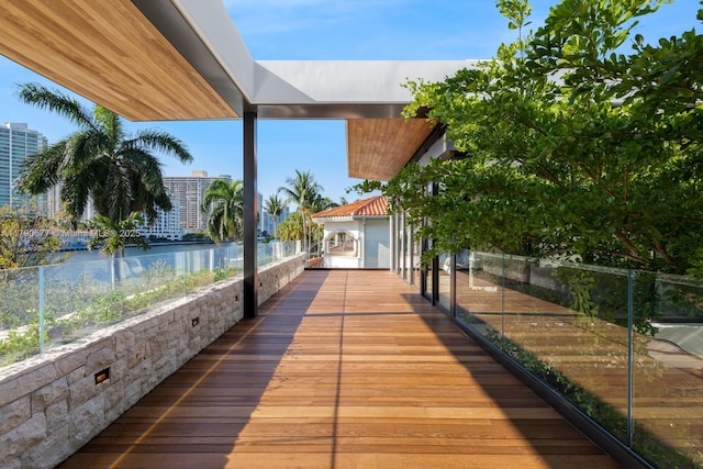 exterior space with fence