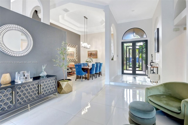 lobby featuring visible vents
