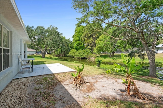 1754 Turtle Rock Dr, Lakeland, FL 33803 - view of yard with a patio area and a water view