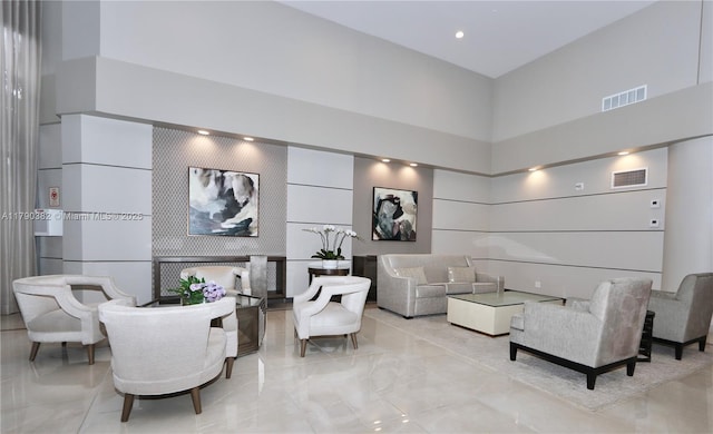common area featuring visible vents