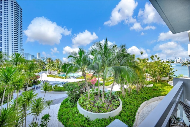 view of property's community featuring a view of city