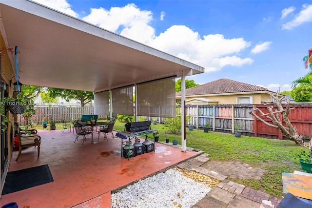 19404 NW 79th Ct, Hialeah, FL 33015 - view of patio featuring outdoor dining space