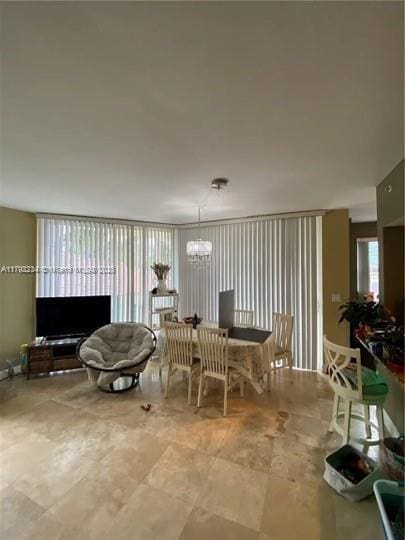 view of dining area
