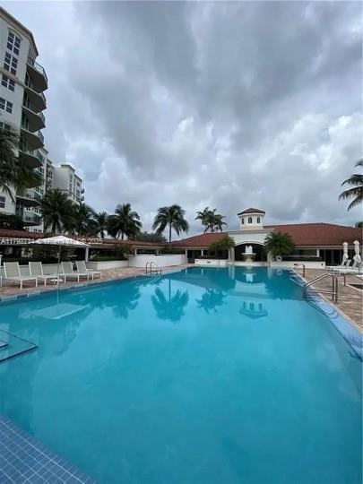 view of community pool