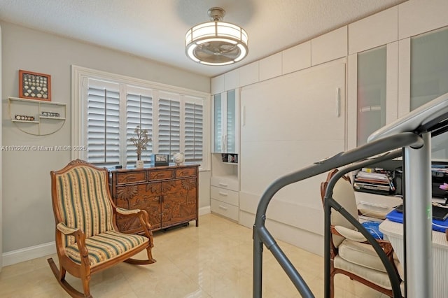 19720 SW 79th Ct, Cutler Bay, FL 33189 - exercise area featuring baseboards and light tile patterned floors